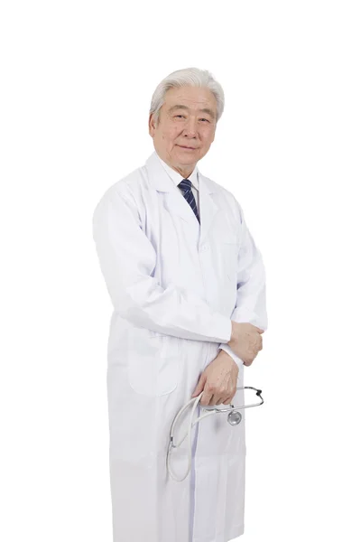 Senior mannelijke arts — Stockfoto