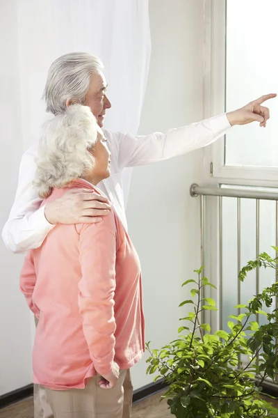 Seniorenpaar im Porträt — Stockfoto