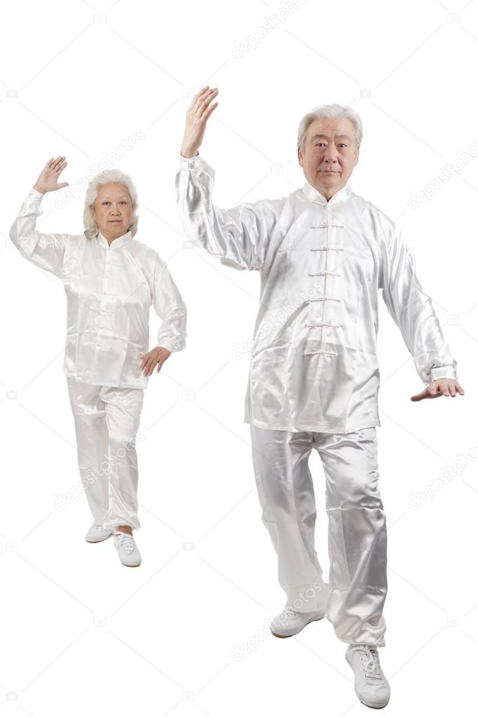 People doing Tai Chi