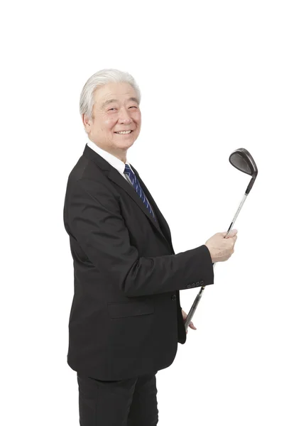 Senior obchodník h — Stock fotografie