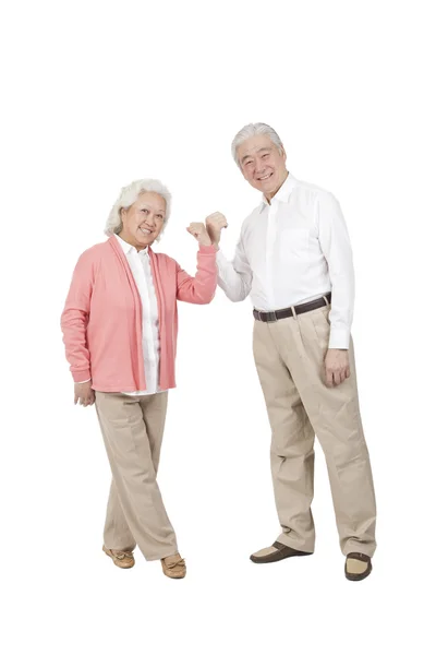 Portrait of senior couple — Stock Photo, Image