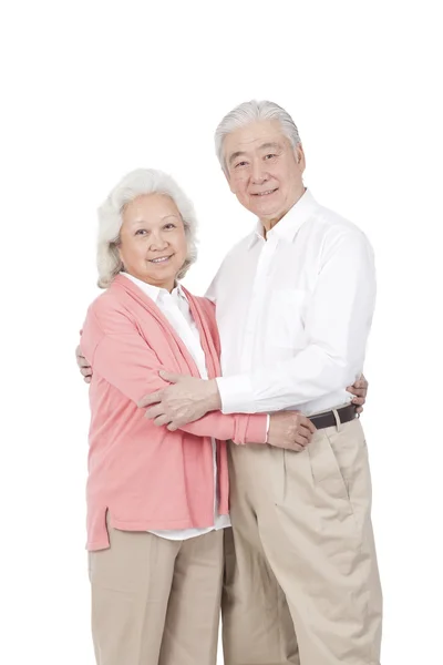 Portrait of senior couple — Stock Photo, Image