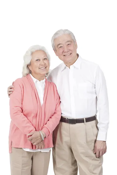 Portrait of senior couple — Stock Photo, Image