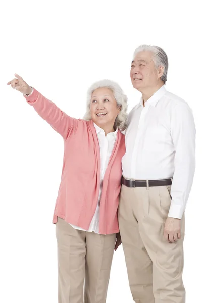 Portrait of senior couple — Stock Photo, Image