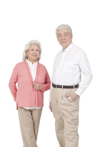 Portret pary seniorów — Zdjęcie stockowe