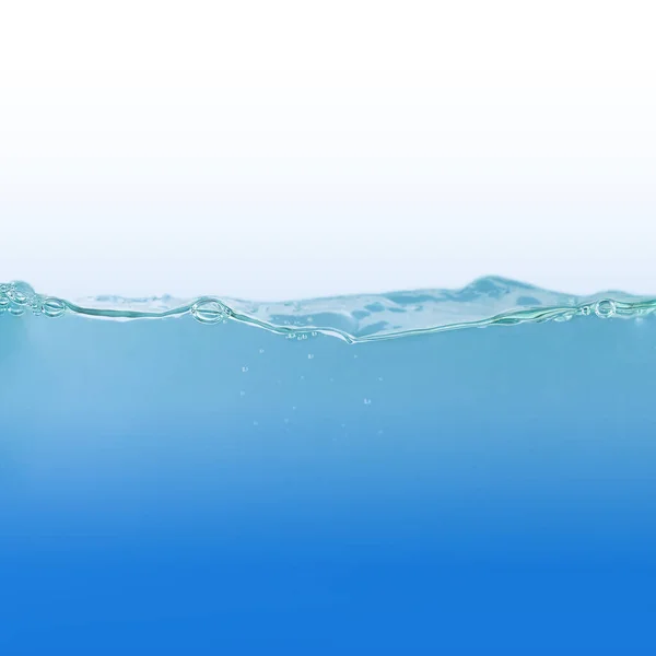 Fresh Water Surface Splash Air Bubbles — 图库照片#