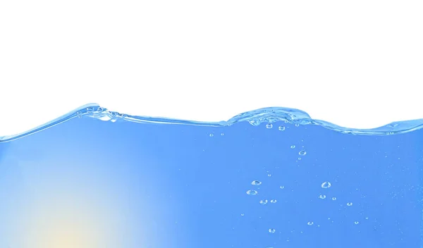 Fresh Water Surface Splash Air Bubbles — Stok Foto