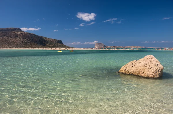 A lagoa da praia de Balos em Creta — Fotografia de Stock