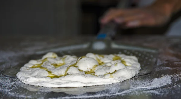 Pizza dough — Stock Photo, Image