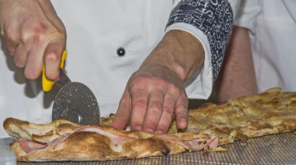 Pizzas blancas — Foto de Stock