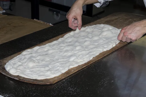 Pizza dough — Stock Photo, Image