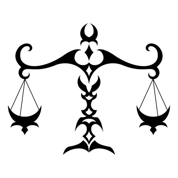 Зодиакальный знак Либры — стоковый вектор