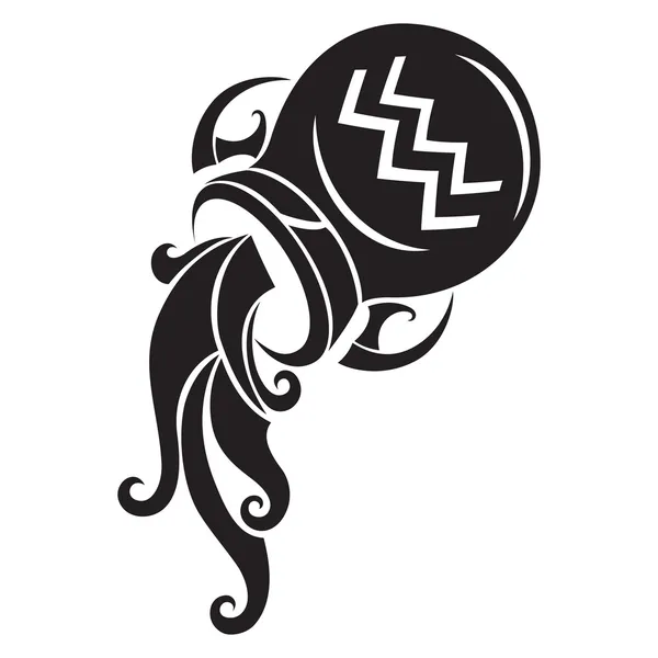 Znak zodiaku Wodnika — Wektor stockowy