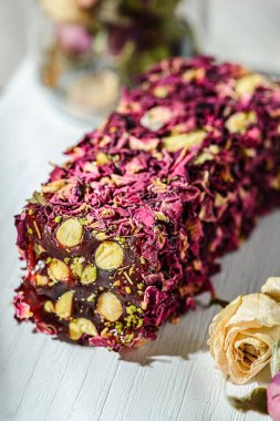 Türk tatlıları fındıklı lukum