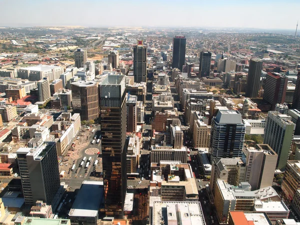 Johannesburg. Şehir Merkezi. Panorama. Güney Afrika