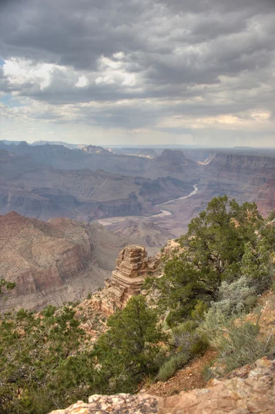 Utsikt över grand canyon från south rim — Stockfoto