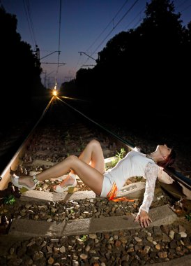 Kız demiryolu parça