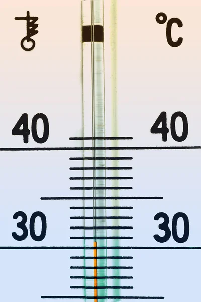 Primer plano del termómetro — Foto de Stock