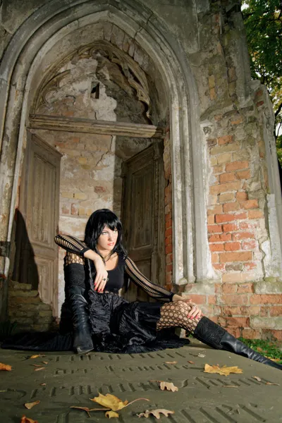 Goth girl — Stock Photo, Image