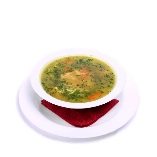 Piatto di zuppa gourmet — Foto Stock