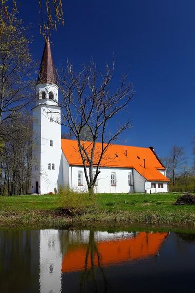 Little white church — Stock Photo, Image