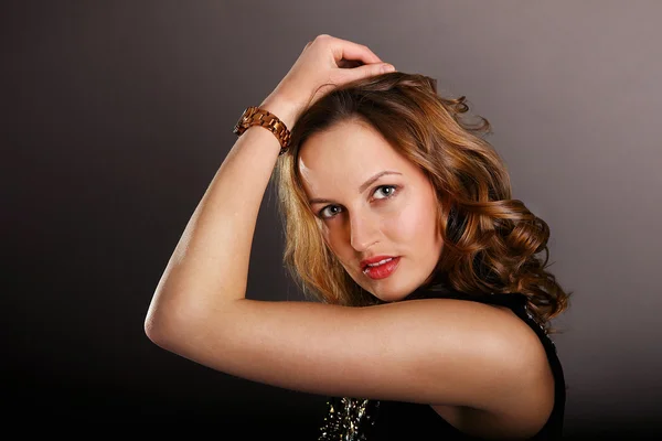 Young girl's closeup portrait — Stock Photo, Image