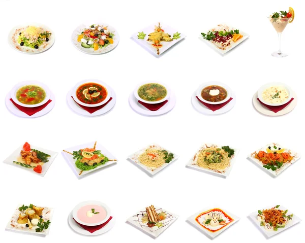 Menu dish selection — Stock Photo, Image