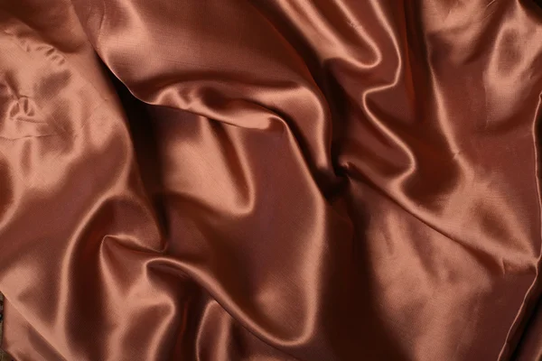 Texture di raso marrone — Foto Stock