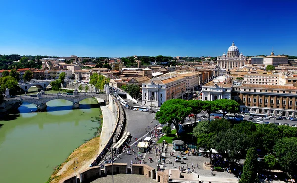 Roma com a cidade do Vaticano — Fotografia de Stock