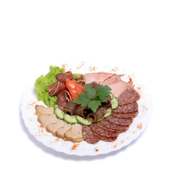 Мясо пластины — стоковое фото
