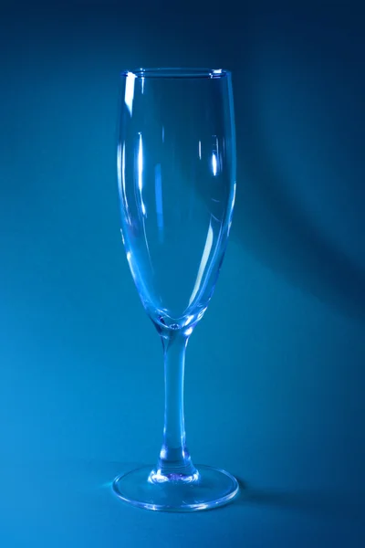 Verre bleu — Photo