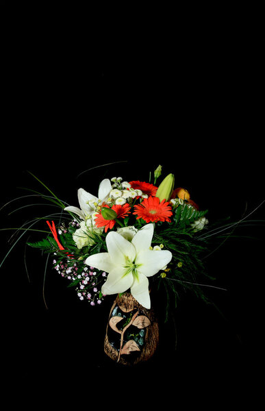 Bouquet in vase