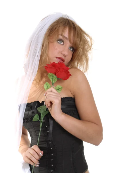 Portrait of bride — Stock Photo, Image