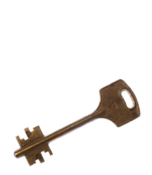 Old brass key Royalty Free Stock Photos