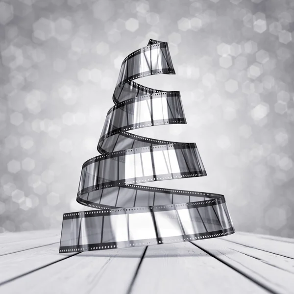 Celluloid christmas tree — Stock Photo, Image