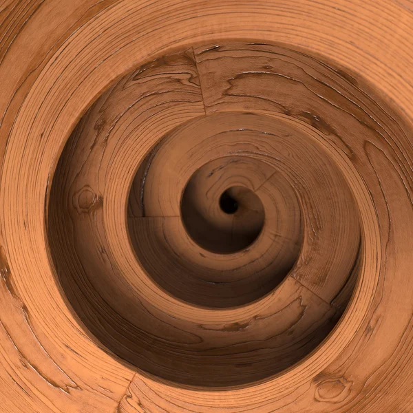 Spirala drewniane — Zdjęcie stockowe