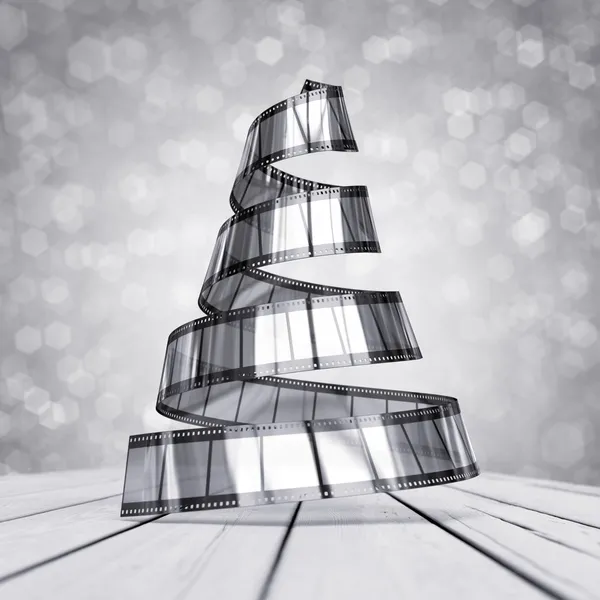 Celuloidové vánoční strom Royalty Free Stock Obrázky