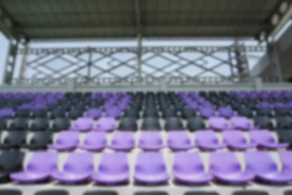 Siège Violet Sur Une Image Floue Stade — Photo