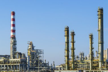 bir petrol ve gaz rafineri yüklemeleri