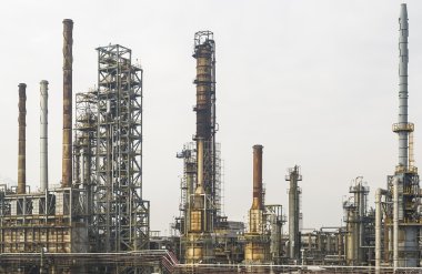 bir petrol ve gaz rafineri yüklemeleri