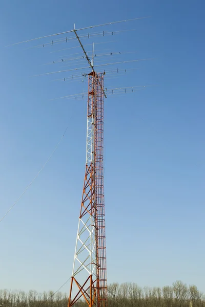 Antena de rádio amador Yagi — Fotografia de Stock