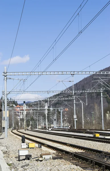 Järnväg landskap — Stockfoto