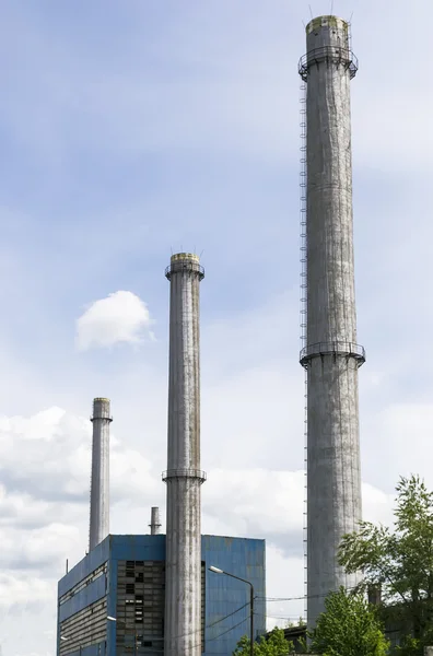 Industriële torens — Stockfoto