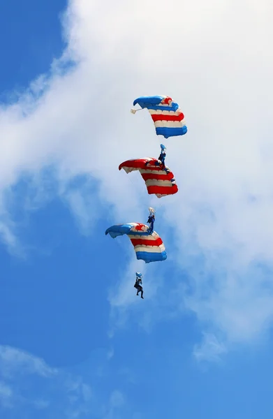 Acrobatic skydiving — Fotografie, imagine de stoc