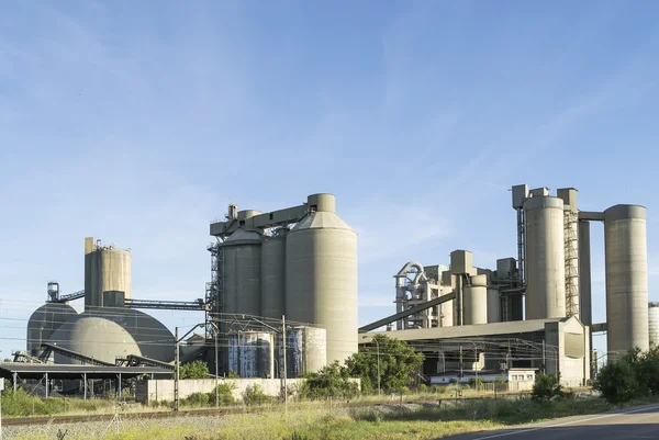 Fabbrica di cemento — Foto Stock