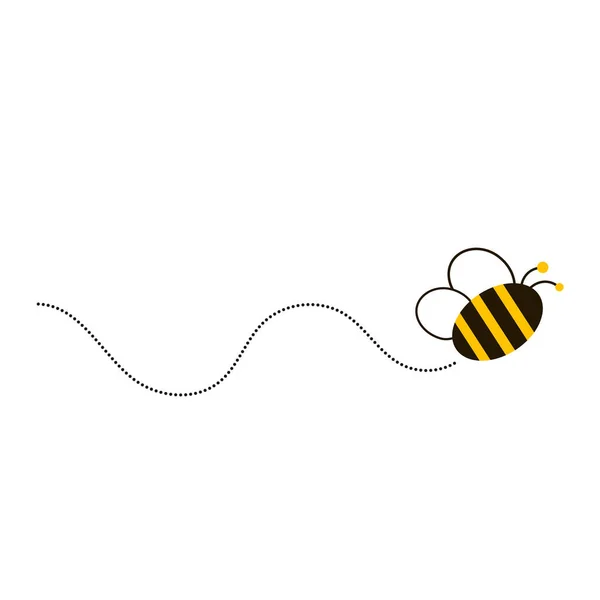 Különböző Méhek Méhsejt Vektor Ikon — Stock Vector
