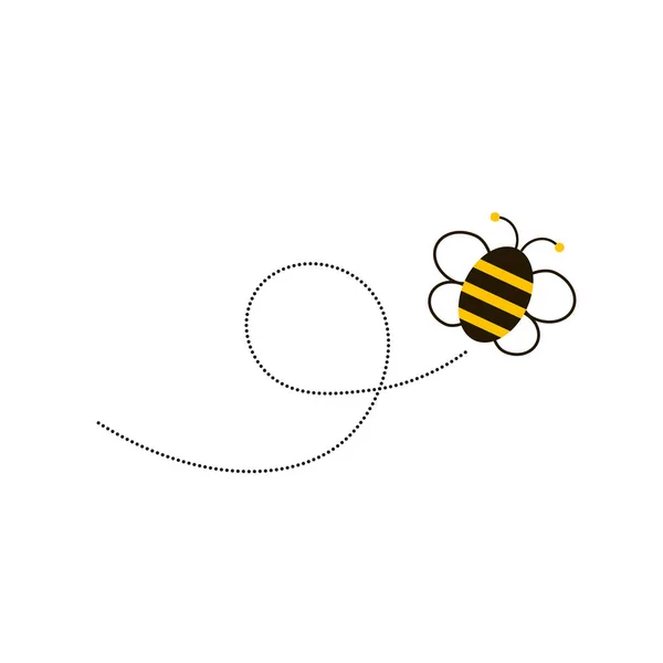 Verschiedene Bienen Und Wabenvektoren Und Symbole — Stockvektor