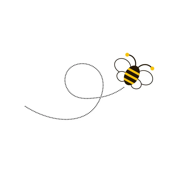 Diferentes Abeja Panal Vector Icono — Archivo Imágenes Vectoriales