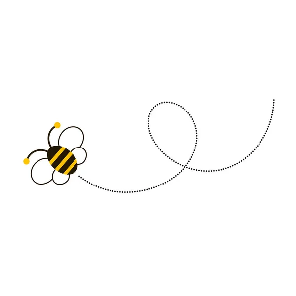 Diferentes Abeja Panal Vector Icono — Archivo Imágenes Vectoriales