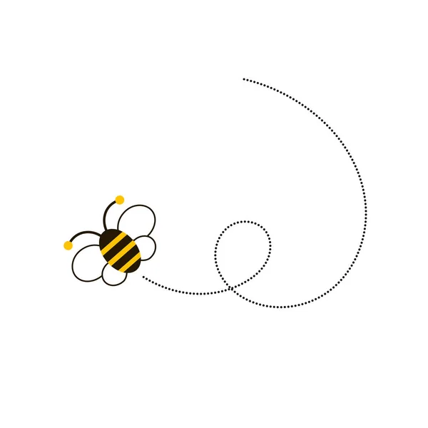 Verschiedene Bienen Und Wabenvektoren Und Symbole — Stockvektor